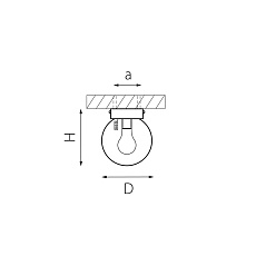 Уличный светильник Lightstar Bolla 373010 1