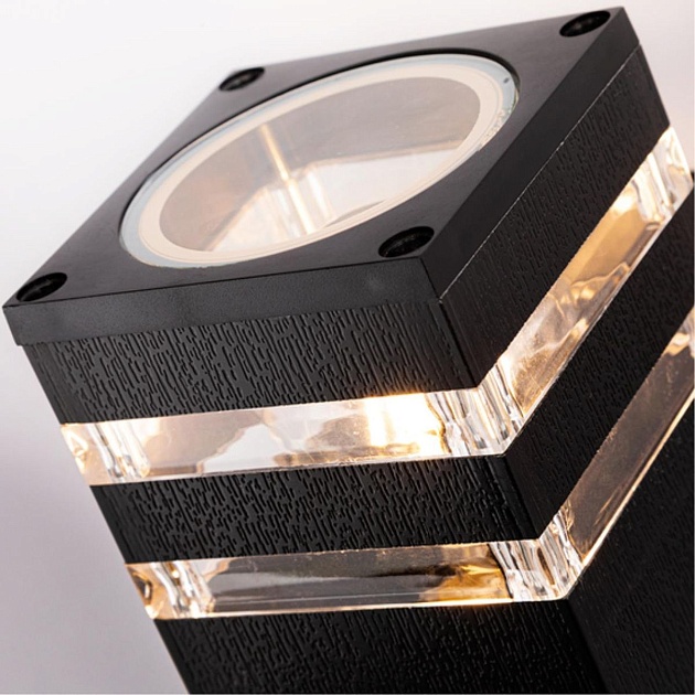 Уличный настенный светильник Arte Lamp Hadar A4421AL-1BK Фото № 2