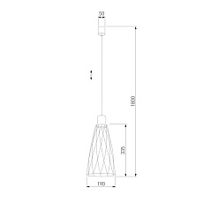 Подвесной светильник TK Lighting 10159 Modesto 1