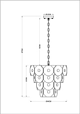 Подвесная люстра Arte Lamp Lambrusco A4069LM-7AB 1