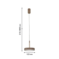 Подвесной светодиодный светильник Favourite Piller 4509-1P 1