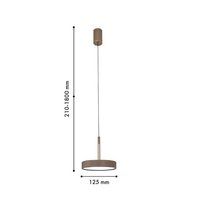 Подвесной светодиодный светильник Favourite Piller 4509-1P Фото № 2