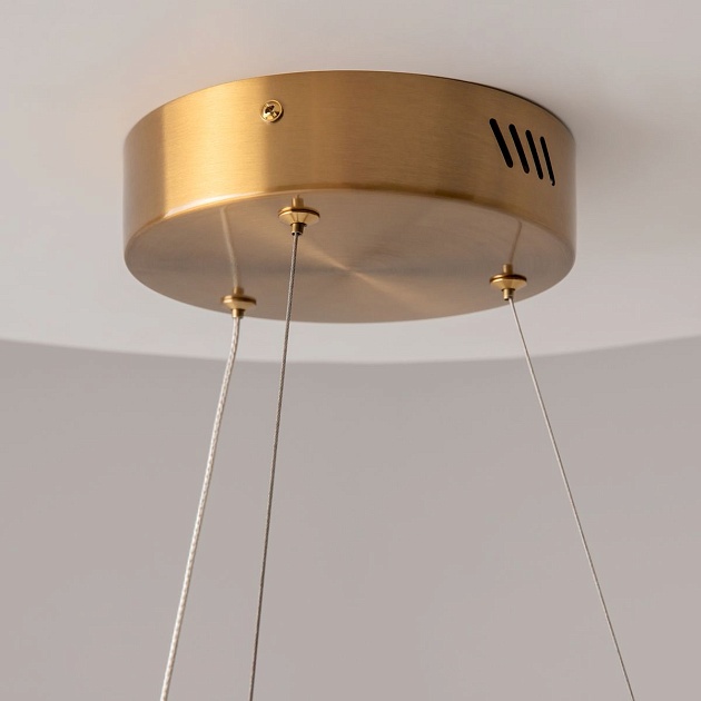 Подвесная светодиодная люстра Maytoni Saturno MOD415PL-L60BS4K изображение 3 Подвесная светодиодная люстра Maytoni Saturno MOD415PL-L60BS4K Фото № 3