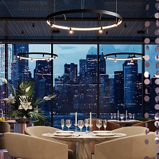 Подвесная светодиодная люстра Odeon Light Hightech Fonda 4317/93L 4