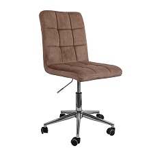 Поворотное кресло AksHome Fiji капучино, велюр 70502