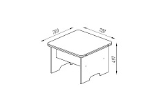Стол-трансформер Woodville Престиж 402960 2