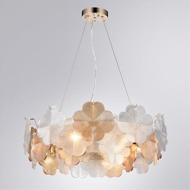 Подвесная люстра Arte Lamp Mallika A4077SP-7GO Фото № 3