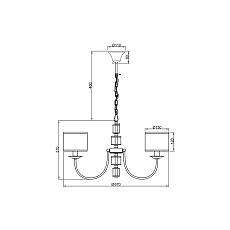 Подвесная люстра Vele Luce Soprano VL4194P06 4