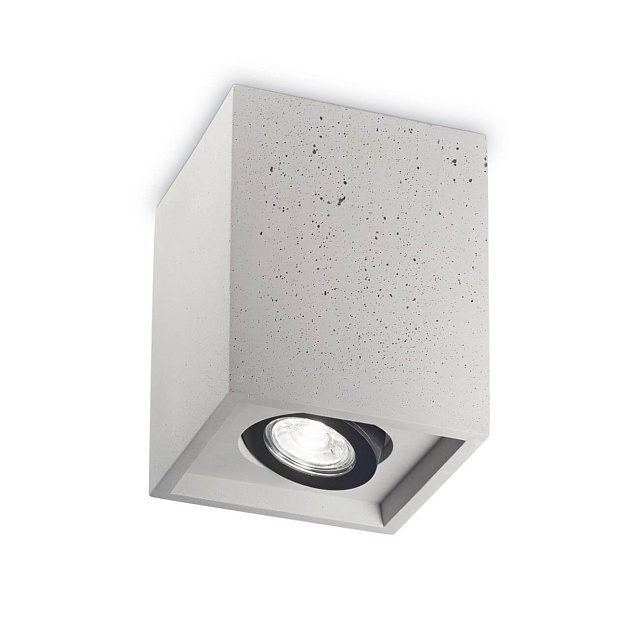 Потолочный светильник Ideal Lux Oak PL1 Square Cemento 150475 Фото № 1