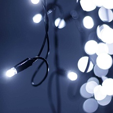 Уличная светодиодная гирлянда Ardecoled бахрома 230V белый ARD-Edge-Classic-2400X600-Black-88Led-Std White 026011 1