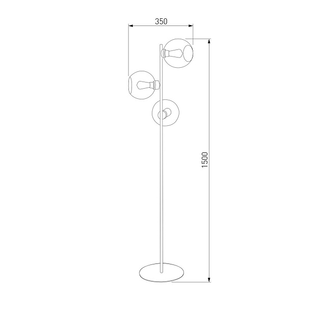 Торшер TK Lighting 5239 Cubus Graphite Фото № 3