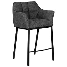 Стул полубарный DOBRIN LUCAS COUNTER (серая ткань (F-22)) 1406-1-LMN LUCAS COUNTER