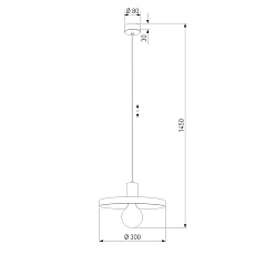 Подвесной светильник TK Lighting 10749 Sila Green Brick 1