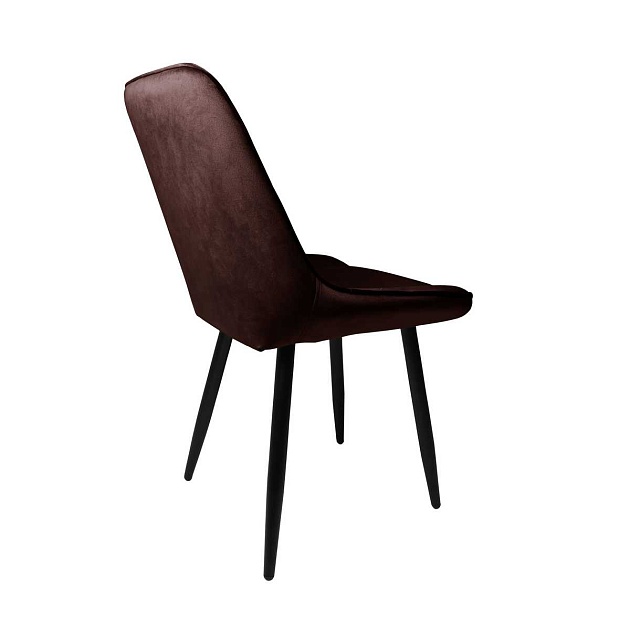 Кухонный стул AksHome Nika коричневый, велюр 72323 Фото № 6