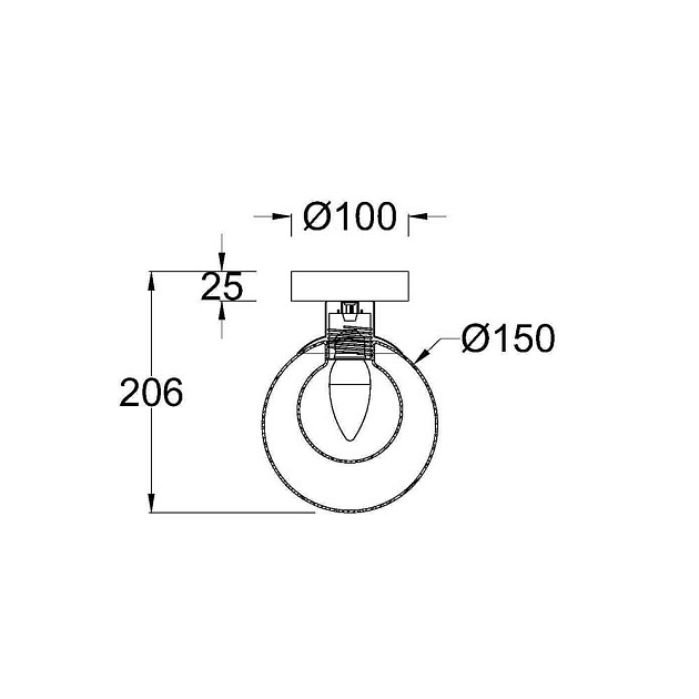 Настенный светильник Maytoni Basic form MOD521WL-01G1 Фото № 6