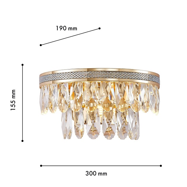 Настенный светодиодный светильник Favourite Palatium 4207-2W Фото № 3