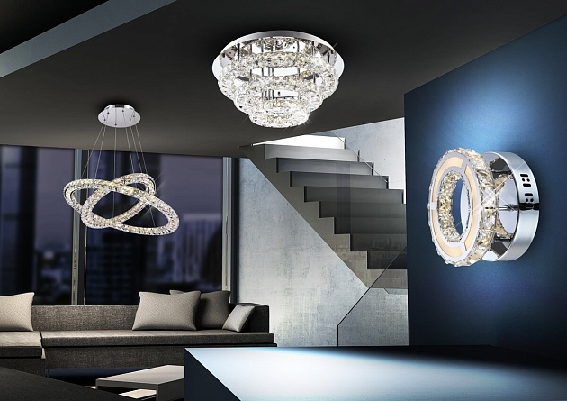 Подвесной светодиодный светильник Globo Marilyn I 67037-60 изображение 3 Подвесной светодиодный светильник Globo Marilyn I 67037-60 Фото № 3