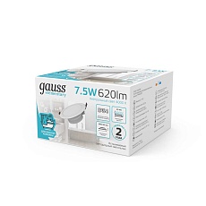 Встраиваемый светодиодный светильник Gauss Elementary Downlight 999420207 3