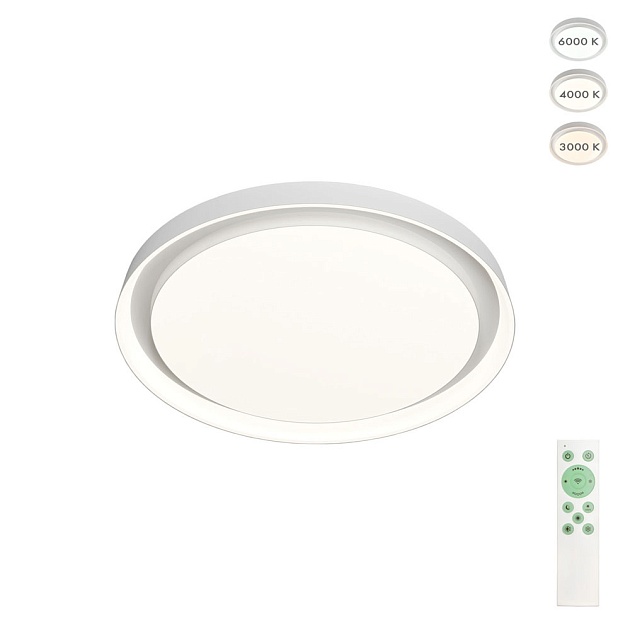 Потолочный светодиодный светильник Denkirs Cany DK6515-WH Фото № 1