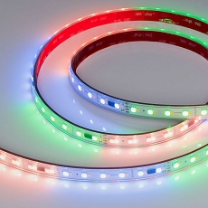Светодиодная влагозащищенная лента Arlight Бегущий огонь 6W/m 60Led/m 2835SMD разноцветный/дневной 5M SPI-P-BA120-14mm 24V RGBW-Day-PX6-BPT 040623 3