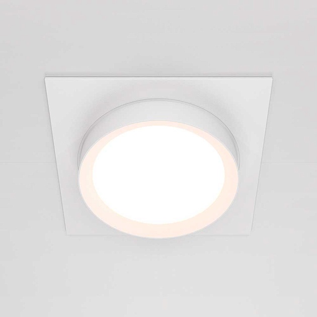 Встраиваемый светильник Maytoni Hoop DL086-GX53-SQ-W Фото № 2