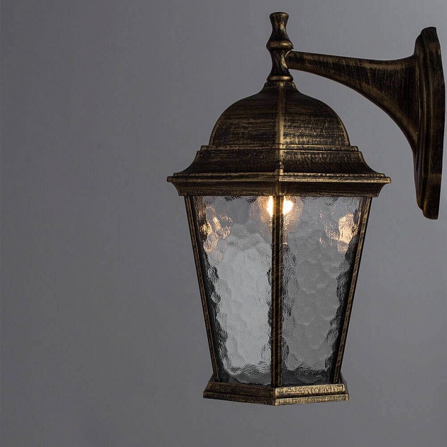 Уличный настенный светильник Arte Lamp Genova A1202AL-1BN Фото № 2