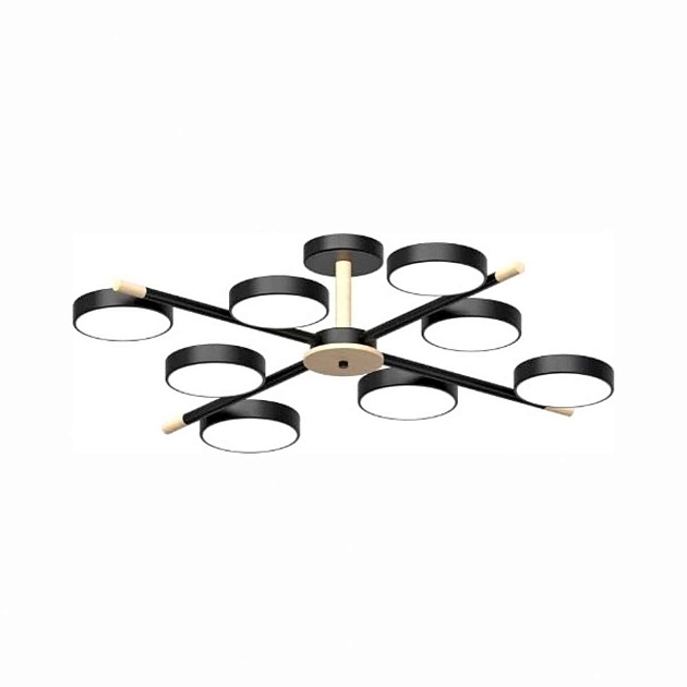 Потолочный cветильник LED4U L3209-860 BK Фото № 1