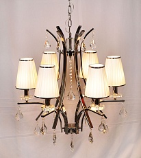 Подвесная люстра Lumina Deco Glamour LDP 66247-6 WT+CHR 2