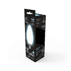 Лампа светодиодная филаментная Gauss E14 5W 4100К матовая 103201205 4