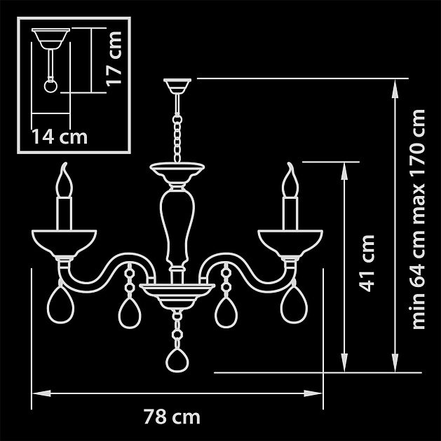 Подвесная люстра Osgona Artifici 719088 Фото № 2