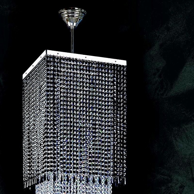 Каскадная люстра Artglass Ambra Nickel CE изображение 4 Каскадная люстра Artglass Ambra Nickel CE Фото № 4