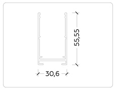 Шинопровод Ambrella Light Track System Magnetic 220V GL1006 1