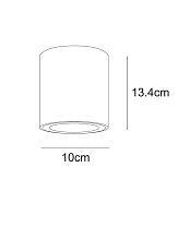 Уличный светодиодный светильник Arte Lamp Torcular A1813PF-1BK 1