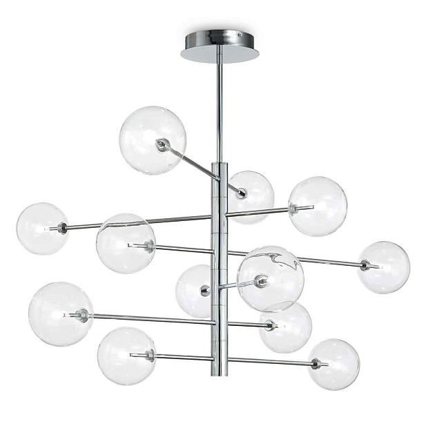 Подвесная люстра Ideal Lux Equinoxe SP12 Cromo 200118 Фото № 1