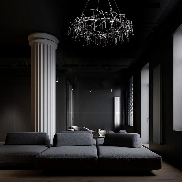 Подвесная люстра Loft IT Bijout 10068/1000 BK Фото № 8