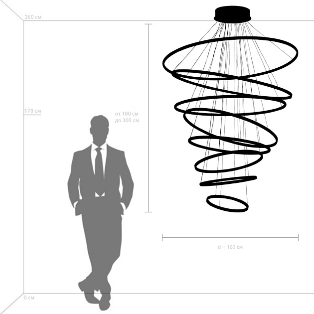 Подвесная светодиодная люстра Lightstar Rotonda 736483 Фото № 2