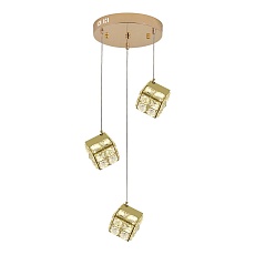 Подвесная светодиодная люстра Indigo Radioso 12048/3P Gold V000134L 1