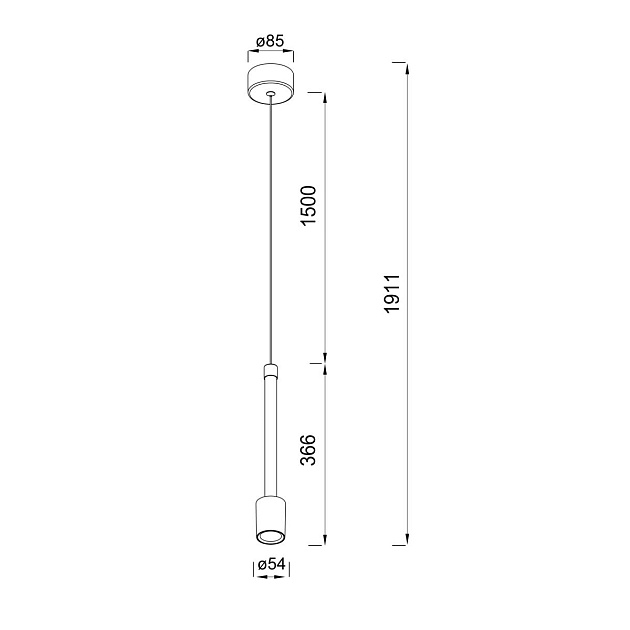 Подвесной светильник Mantra Fugaz 8950 Фото № 3