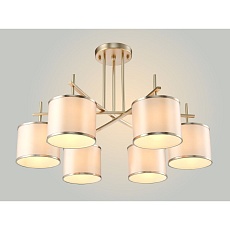 Потолочная люстра Crystal Lux Sergio PL6 Gold 4