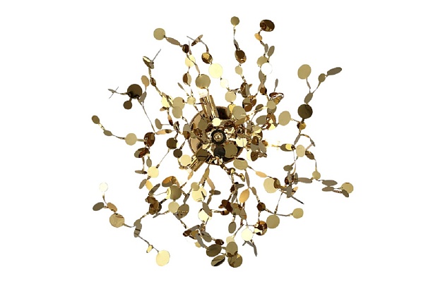 Настенный светильник Crystal Lux GARDEN AP-PL3 D400 GOLD Фото № 2
