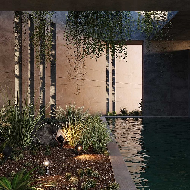 Ландшафтный светильник Maytoni Outdoor O495FL-L25B3K Фото № 7