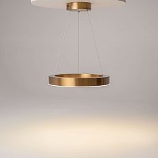 Подвесная светодиодная люстра Maytoni Saturno MOD415PL-L36BS4K 4