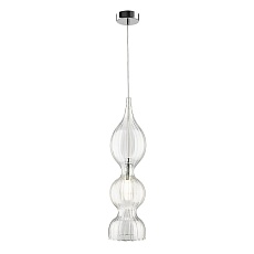 Подвесной светильник Crystal Lux Iris SP1 B Transparent 5