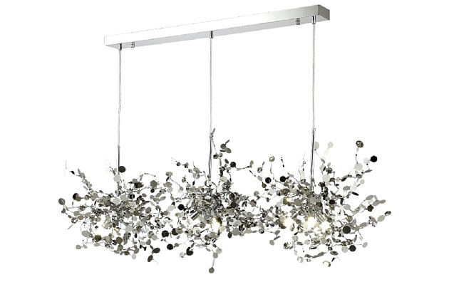 Подвесная люстра Crystal Lux GARDEN SP3х3 L1200 CHROME изображение 2 Подвесная люстра Crystal Lux GARDEN SP3х3 L1200 CHROME Фото № 2