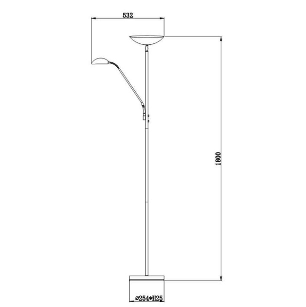 Торшер Lucide Zenith 19791/24/30 Фото № 2