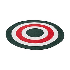 Ковер Tkano из хлопка Target темно-зеленого цвета из коллекции Ethnic, Ø120 см TK22-DR0028 1