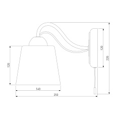 Бра Eurosvet Betty 70062/1 белый 1