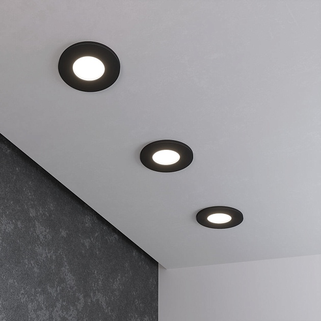 Встраиваемый светильник Elektrostandard 125 MR16 черный матовый a053360 изображение 2 Встраиваемый светильник Elektrostandard 125 MR16 черный матовый a053360 Фото № 2