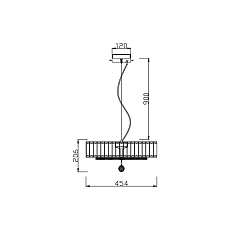 Подвесная люстра Vele Luce Vistosa VL1563P03 4