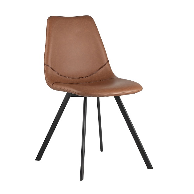 Кухонный стул Stool Group Саксон кожзам коричневый SAXON PU BROWN Фото № 1